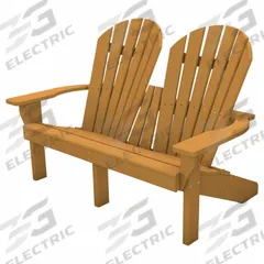 ULTRASITE Adirondack Chair: Cedar, Cedar, Vandal Resistant, 16 in Seat Ht, 47 1/2 in Seat Wd (MPN PB ADRIVCED). Key specifications — Finish: Vandal Resistant; Frame Color: Cedar; Frame Material: Resinwood; Seat Color: Cedar; Seat Material: Resinwood.