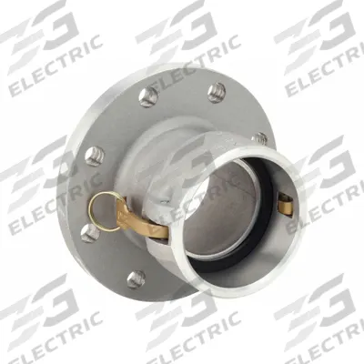 DIXON VALVE & COUPLING Cam and Groove Coupling: 4 in Coupling Size, 100 psi Max. Working Pressure @ 70 F - Type DL Aluminum Cam & Groove Fittings