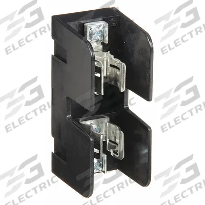 MERSEN Fuse Block: Open Block Design, 1 Pole, 600 V AC, Pressure Plate - Fuse Blocks for UL Class J Fuses