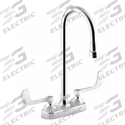KOHLER Gooseneck Bathroom Faucet: Triton Bowe, Brass, Chrome Finish, 1 gpm Flow Rate - Centerset Handle Bathroom Faucets