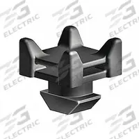 Cable Management: 40 Series, 11 mm x 22 mm x 22 mm, Black, Unfinished (MPN 093254). Key specifications — System of Measurement: Metric; Adjustability: Rotate; Material: Polyamide; Finish: Unfinished; Includes Fasteners: No; Mounting Type: Slide-In; Compatible Series: Fath, 40 Series; Brand: FATH INC..