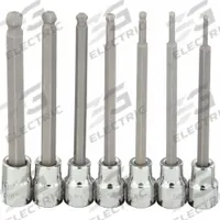 WESTWARD Socket Bit Set: 1 - 25 Pieces, 3/8 in Drive Size, 7 Pieces, 1/8 in to 3/8 in Tip Size Range (MPN 54TM49). Key specifications — attr1216280: Fixed Insert; attr1216283: WESTWARD; attr1225718: 1/8 in to 3/8 in; attr1227491: 3/8 in.