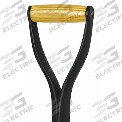 SEYMOUR MIDWEST LINK Tubular Handle: Steel Handle, D-Grip Handle - Garden Tool & Shovel Handles