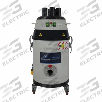 SPACEVAC Shop Vacuum: Dry, Not HEPA Rated, 10 1/2 gal Tank Size, Stainless Steel - Hazardous Location Vacuums