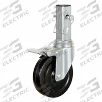METALTECH Scaffold Caster: Caster, Steel, Casters (MPN I-C1CAS5). Key specifications — Compatible with Grainger Part Number: 20TN25; Color: Black; Compatible with Manufacturer Model Number: I-CISCH1; Included Components: Locking Pin; Material: Steel; Product Type: Caster; Brand: METALTECH.