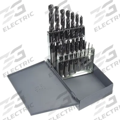 CHICAGO-LATROBE Jobber Length Drill Bit Set: 15 Pc, 1/16" to 1/2" by 32nds - NAS-Spec High-Speed Steel Jobber-Length Drill Bit Sets for Aerospace