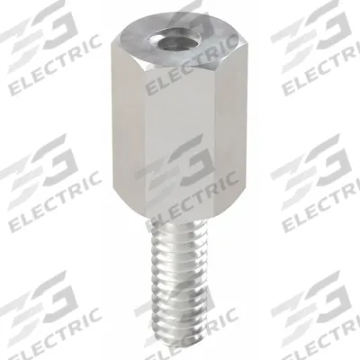 APPROVED VENDOR Standoff: Male x Female, 1 1/2 in Lg, Hex, Aluminum, Plain, 1/2 in Hex Wd - Aluminum Male x Female Standoffs
