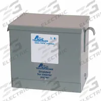 ACME ELECTRIC Isolation Transformer: 7.5 kVA Power Rating, Three Phase, 460V AC, 266/460V, 3R (MPN DTGB72S). Key specifications — Brand: ACME ELECTRIC; Input Voltage: 460V AC; Output Voltage: 266/460V.