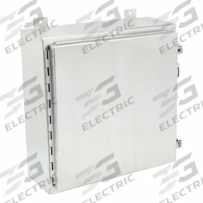 HOFFMAN Enclosure: 304 Stainless Steel, 16 in x 16 in x 6 in, NEMA 12/13/3/3R/3RX/4/4X - Stainless Steel Enclosures