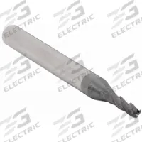 APPROVED VENDOR Ball End Mill: Carbide, AlTiN Coated, 3 Flute, 3/64" Mill Dia, 1/8" LOC, 1-1/2" OAL (MPN 222-001023)