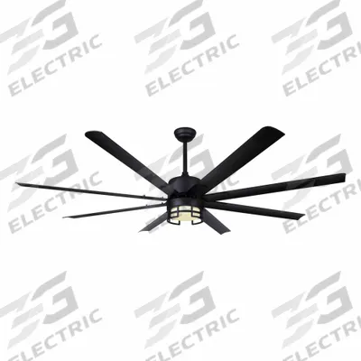 CANARM Ceiling Fan: 9,583 cfm Airflow, 6 ft Blade Dia, 5 Speeds, 120V AC, Single Phase - Industrial Ceiling Fans