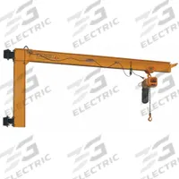 CALDWELL Jib Crane: Wall Mounted, 6,000 lb Load Capacity, 14 ft Overall Beam Lg, 7 in Beam Flange Wd (MPN E180-3-14). Key specifications — attr920690: Steel; attr920692: CALDWELL; attr928164: Mounting Hardware Not Included; attr928166: Cantilever; attr920699: Hardware; attr950181: Wall Mounted; attr950179: 4,001 lbs to 6,000 lbs.