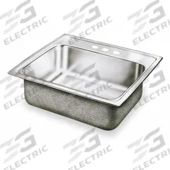 ELKAY Bowl Drop-In Sink: 25 in Overall Lg, 22 in Overall Wd, 7 3/4 in Bowl Dp, 21 in Bowl Lg, 18 ga (MPN LR25223). Key specifications — Brand: ELKAY; Color Family: Silver/Gray.