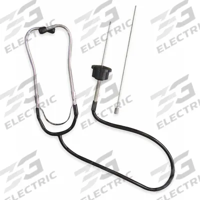 WESTWARD Stethoscope: 35 1/2 in Lg, 3 1/8 in Wd, Aluminum/Steel - Mechanic Stethoscopes