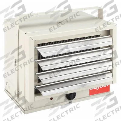 Dayton Electric Wall & Ceiling Unit Heater: 208/240V AC, 1-phase - Standard Suspended Electric Wall & Ceiling Unit Heaters