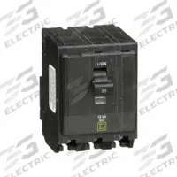 SQUARE D Miniature Circuit Breaker: 35 A, 120/240V AC, Three Phase, 10kA at 120/240V AC, 3 Poles (MPN QO335). Key specifications — Phase: Three; Amps: 35 A; AC Voltage Rating: 120/240V AC; Max. AIR Rating: 10kA at 120/240V AC; For Use With: QO Load Centers and NQ Panelboards; Brand: SQUARE D.