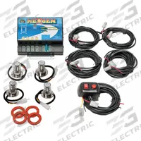 WOLO LED Hide-A-Way Strobe Light: Concealed Warning Light, Blue, 5 3/8 in Overall Wd, LED, 12-24V DC (MPN 8504-14BBBB). Key specifications — Operating Voltage: 12-24V DC; Number of Flash Patterns: 15; Includes: 9.8 ft Length with Locking Connectors; Electrical Connection: Wire Leads; Mount Type: Adhesive; Brand: WOLO.