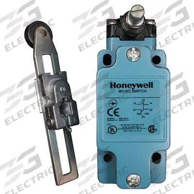Honeywell Non Plug-In Limit Switch: 60 mm Mounting Hole Vertical Center to Center Distance, GLA - Roller Lever-Arm Limit Switches