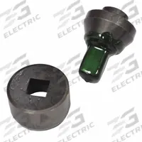 HUSKIE TOOLS Punch and Die Set: Square Punch, 7/16 in Punch Size, Set of Punch and Die, Steel (MPN SHD-716SQ). Key specifications — attr277229: HUSKIE TOOLS; attr255989: 7/16 in; attr255991: Square; attr255992: Set of Punch and Die; attr255993: Steel.