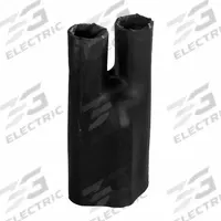 ELECTRIDUCT Heat Shrink Breakout Boots: 10 Pk, 1.18 in I.D. Before Shrinking, 3.3 in Lg, Black (MPN HSB-2-1.2-10PK). Key specifications — Brand: ELECTRIDUCT; Color: Black; _Pack Size: 10.