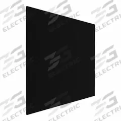 HADRIAN Partition Panel: Solid Plastic HDPE, Plastic, Black, 55 in Ht, 55 in Wd, 1 in Thick (MPN X30055-211). Key specifications — Door Swing: In Swing; Brand: HADRIAN; Color: Black; Finish/Texture: Plastic.