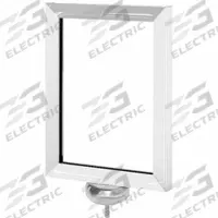VISIONTRON Sign Frame: Silver, 8 1/2 in Overall Wd (MPN FR811HDPS1-CP2P). Key specifications — attr193638: VISIONTRON; attr982147: Silver; attr982154: Acrylic Inserts; attr982153: Rope Posts; attr982157: Steel.