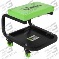 Rollar Seat: Heavy-Duty, Fixed, 300 lb Max Load Capacity, 13.6 in Ht Range (MPN 57106). Key specifications — Frame Material: Steel; Seat Adjustability: Fixed; Height Range: 13.6 in; Duty Rating: Heavy-Duty; Dimensions: 15.2 in x 13.6 in; Headrest Style: Cushion; Brand: AMERICAN FORGE & FOUNDRY.