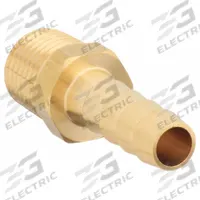 APPROVED VENDOR Barbed Hose Fitting: For 3/16 in Hose I.D., Hose Barb x NPT, Male x Male, Hex, Rigid (MPN 707001-0302). Key specifications — Fitting Connection Type: Hose Barb x NPT; Fitting Gender: Male x Male; Nipple Grip Type: Hex; Brand: APPROVED VENDOR.