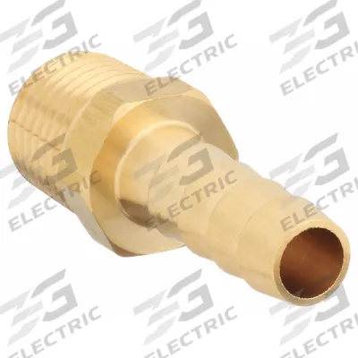 APPROVED VENDOR Barbed Hose Fitting: For 3/16 in Hose I.D., Hose Barb x NPT, Male x Male - Low-Lead Brass Multipurpose (Air, Water, Chemical) Rigid Barbed Hose Fittings