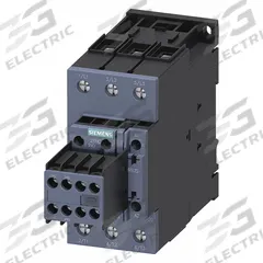 SIEMENS IEC Power Contactor: Non-Reversing, 3 Poles, 3NO Contacts, 41 A, 120V AC Coil (MPN 3RT20351AK64). Key specifications — Brand: SIEMENS; Integrated Surge Suppression: No.