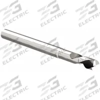 WIDIA HANITA Corner Radius End Mill: Carbide, 2 Flute, 3/16" Mill Dia, 1/4" LOC, 0.015" Rad (MPN 2AL9E05011RAT UNCOATED)
