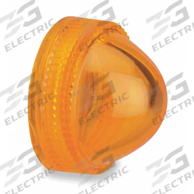 SCHNEIDER Pilot Light Lens: 30 mm Panel Mounting Hole Dia, Amber, Domed - Pilot-Light Lenses