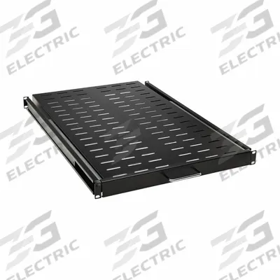 EATON TRIPP LITE Rack Shelf: 1 u, Sliding/Vented Shelf, 29 1/2 in Overall Dp - Rack-Mounted Equipment Shelves