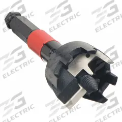 MILWAUKEE Self Feed Drill Bit: 1 1/2 in Drill Bit Size, Hex, 7/16 in Shank Dia, 5 in Overall Lg (MPN 48-25-5125). Key specifications — attr277224: MILWAUKEE.