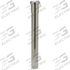 ZURN Extension: Brass, Chrome, Silver, 1 1/4 in Nominal Pipe Size, 12 in Overall Lg, Slip (MPN ZR7176N-12-PC). Key specifications — Finish: Chrome; Includes: Nut; Brand: ZURN; Connection Type: Slip.