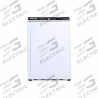 ARCTIKO Counter Top Freezer: Tabletop, 2.29 cu ft, 10°C to -25°C, Auto Defrost Method, Solid, LFE 60. Key specifications — Brand: ARCTIKO; Door Hinge: Left and Right.