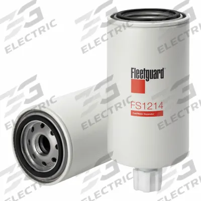FLEETGUARD Fuel Filter: Spin-On, 8 in Overall Lg, 3 11/16 in Outside Dia - Spin-On Fuel/Water Separators