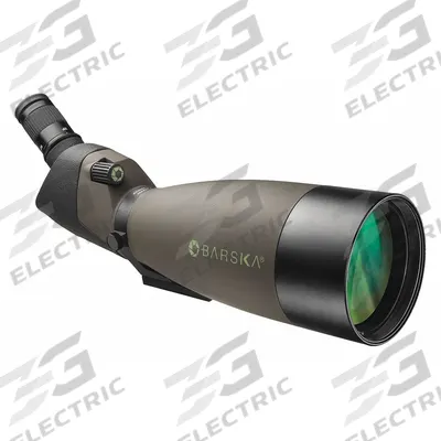 BARSKA Spotting Scope: 25x to 75x, 44 ft @ 1000 yd (75x)/88 ft @ 1000 yd (25x) - Spotting Scopes