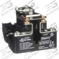 DAYTON Open Power Relay: Surface Mounted, 240V AC, SPST-NO, 4 Pins/Terminals (MPN 5X851). Key specifications — Brand: DAYTON; Mounting Style: Surface; Electrical Connection: Screw Clamp; Manufacturer Part Number: 5X851; Series: Dayton Power Series.
