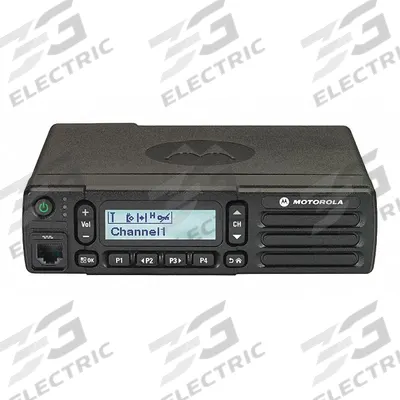 MOTOROLA Vehicle-Mounted Two-Way Radio: VHF, Analog, 25 W, 99 Channels, Alphanumeric - VHF Business Radios
