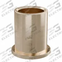 Flanged Sleeve Bearing: Bronze, SAE 841, 7/16 in Bore, 9/16 in OD, 3/4 in Lg, -35°F to 300°F, 10 PK (MPN FF504-01B). Key specifications — System of Measurement: Inch; Material Grade: SAE 841; Flange Type: Flanged; Brand: OILITE.