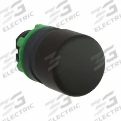 SCHNEIDER Mushroom Head Push Button: Black, 22 mm Mounting Size, Non-Metallic, Momentary (MPN ZB5AC24). Key specifications — Brand: SCHNEIDER; Action: Momentary; Series: XB5; Push Button Material Type: Non-Metallic.