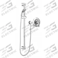 AMERICAN STANDARD Shower Faucet: Commercial, 1.5 gpm Fixed Showerhead Flow Rate, Metal/Plastic (MPN TU662211.002). Key specifications — Showerhead Material: Plastic; Series: Commercial.
