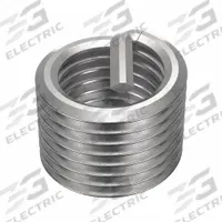 APPROVED VENDOR Helical Insert: Tanged Tang Style, Free-Running, 7/16"-20 Thread Size, Plain, 10 PK (MPN 3534-7/16X1.0D). Key specifications — attr798694: 18-8; attr798710: Right Hand; attr798707: 7/16"-20; attr798676: Metal; attr798705: Inch; attr798675: APPROVED VENDOR; attr798708: 200,000 psi; attr798713: Fine.