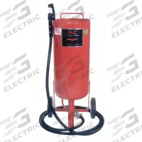 ALC Portable Abrasive Blaster: Pressure Feed, 150 lb Media Capacity, 125 cfm (MPN 40004). Key specifications — Manufacturer Part Number: 40004; Brand: ALC; Air Flow - Maximum: 125 cfm.