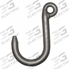 PEERLESS Foundry Hook: 800 lb Working Load Limit, 80 Hook Grade, Alloy Steel, 5/8 in Material Thick (MPN FSA063). Key specifications — Color: Silver; Brand: PEERLESS; Visual Indicator Markings: None.