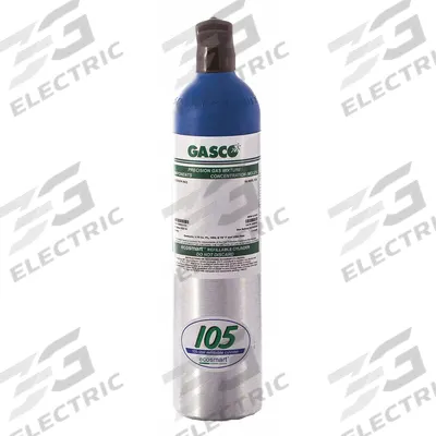 GASCO Calibration Gas: Nitrogen, +/-5% Accuracy, CO2, Calibration Gas - Calibration Gases for Portable Gas Detectors
