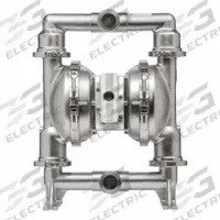 ARO Diaphragm Pump: 2 in, Tri-Clamp, 195 gpm, 31.4 ft Max. Head, Santoprene Diaphragm, 316 SS Valve (MPN SD20R-CSS-SMM-B00). Key specifications — Brand: ARO; Check Valve Material: 316 SS; Seat Material: 316 SS.