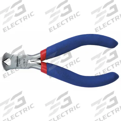 WESTWARD Precision Nippers: 4 in Overall Lg, For 0.04 in Max Wire Thick, 12 mm Jaw Wd