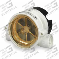GEMS SENSORS Liquid Flow Switch: Polypropylene, 1/2 in FNPT, 1/2 in Connection Size, FNPT, SPDT (MPN RFS, 155485). Key specifications — Switch Type: SPDT; Switch Position: Normally Open; Brand: GEMS SENSORS; Connection Type: FNPT; Standards: UL Listed; Wetted Material: Ceramic.